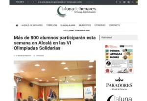 Lee más sobre el artículo Más de 800 alumnos participarán esta semana en Alcalá en las VI Olimpiadas Solidarias